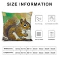 thumbnail image 3 of Decorative Throw Pillow Covers Cute Animal Squirrel Print Pillowcases Cushion Covers Home Bed Living Room Decor, 3 of 5