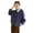 Dark Blue, variant on SILVERCELL 2-15Y Girls Boys Casual Warm Fleece Hooded Jackets Coat With Pockets Kids Solid Color Zipper Windbreaker Hoodie Coats Outwear