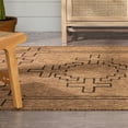 thumbnail image 5 of Well Woven Kalissa Natural Jute Indoor/Outdoor Medallion Area Rug 8x11 (7'10" x 10'6"), 5 of 10