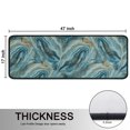 thumbnail image 5 of Kitchen Rugs Sets Of 2,Blue Gold Marble Pattern Anti Fatigue Kitchen Mat Rugs Non Slip Washable,Decorative Kitchen Floor Mats for Kitchen,Sink,Laundry,17"x47"+17"x47", 5 of 5