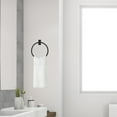 thumbnail image 4 of Design House Millbridge Wall Mounted Bathroom Towel Ring, Matte Black, 4 of 9