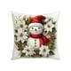thumbnail image 2 of Juego de Almohadas Navideñas con Árbol de Navidad, Reno, Muñeco de Nieve, Sofá Decorativo, Ambiente de Lino., 2 of 6