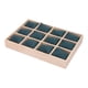 thumbnail image 1 of Caja para relojes y joyas para hombre, 12 compartimentos, multifuncional, con almohada, Almohada verde, 1 of 9