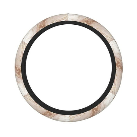 Double Thick Steering Wheel Cover 15.8in Durable Non-Slip Steering Wheel Cover Suitable For Most Vehicles Sedans Suvs Atvs Trucks Etc Liquid Marble Abstract Painting Design Background