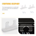thumbnail image 3 of MasteelfCA 2 Pcs Wall Baseball Bat Racks Softball Brackets Acrylic Bat Display Stands, 3 of 8