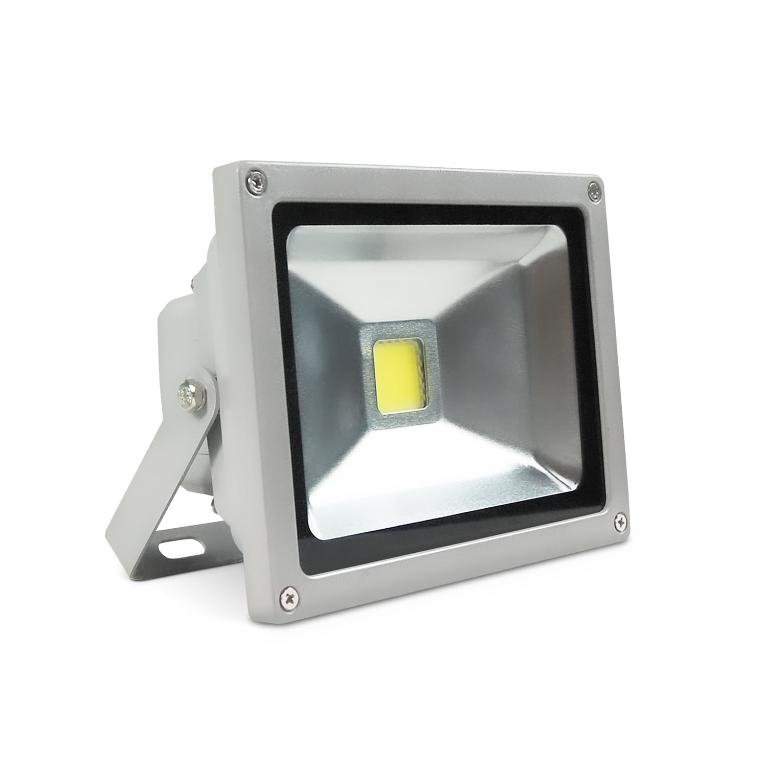 2 x 5w Twin Spot 10w LED Adjustable Beam Floodlight Weatherproof c/w PIR