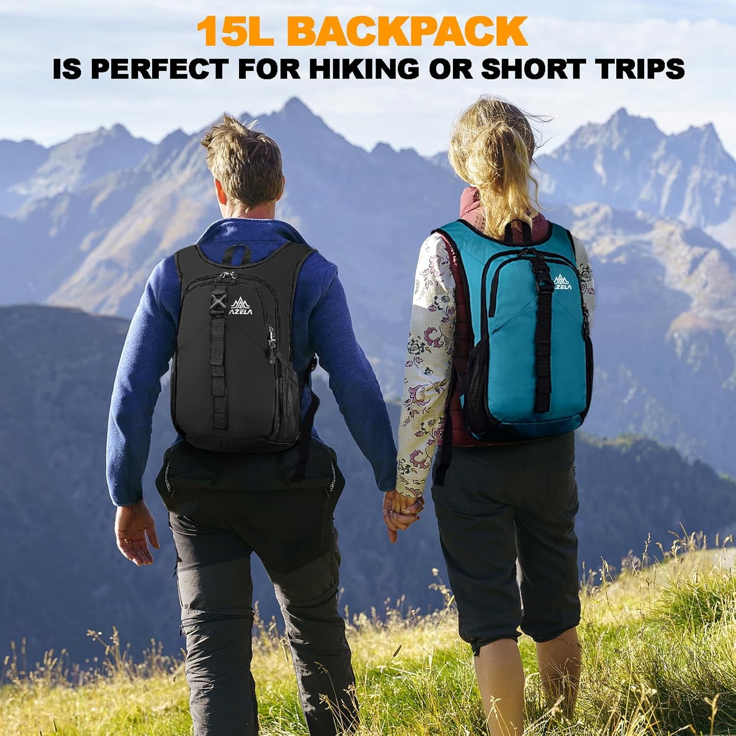 15L Small Hiking Backpack for Women Men, Foldable Packable Backpack with Phone Pocket, Lightweight Travel Daypack for Hiking Camping Outdoor (Black) - Walmart.com 15L Small Hiking Backpack for Women Men, Foldable Packable Backpack with Phone Pocket, Lightweight Travel Daypack for Hiking Camping Outdoor (Black) - Walmart.com