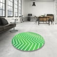 thumbnail image 3 of Ahgly Company Indoor Rectangle Patterned Stoplight Go Green Area Rugs, 6' x 9', 3 of 6