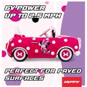 Huffy 6V Disney Minnie Mouse Convertible Ride-On Car with Remote Control, Ages 3-7, Kids, Pink