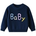 thumbnail image 1 of Birdeem Chandail de Base pour Enfants, T-Shirt à Manches Longues Brossé à Col Rond pour Filles, Vêtements pour Enfants, Robe-Chemise Longue, Robe à Manches Longues, 1 of 7