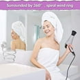 thumbnail image 4 of LLC Wall Mounted Space Aluminum Hair Dryer Stand and Storage Rack, 4 of 4