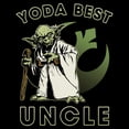 thumbnail image 2 of Men's Star Wars: A New Hope Yoda Best Uncle Pull Over Hoodie, 2 of 4