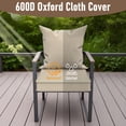 thumbnail image 6 of Yacona Outdoor Chair Cushions Set, 24x24in Patio Furniture Cushions with Two Replaceable Covers, for Patio Furniture Chair Sofa, Beige, 6 of 9
