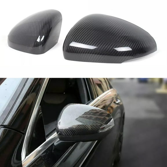 ABS Carbon Fiber Car Paste Side Door Mirror Cover For Mercedez For Benz 19-22 For A200 A220 A250 A35 For AMG Mirror Cover Cap
