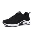 thumbnail image 1 of Mujeres corriendo zapatillas zapatillas transpirables cómodas absorción de golpes tenis zapatos de tenis deslizamiento ocio gimnasio calzado ligero caminar negro Eigraketly AP003947-01, 1 of 7