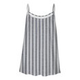 thumbnail image 5 of HAPIMO Women's Summer Tank Tops Stripe Print Tops V-Neck Blouse Trendy Comfy Camisole Casual Loose Camis Sleeveless Shirts for Girls Gray XXL, 5 of 5