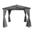 thumbnail image 3 of Sojag Verona 10 x 12 x 8.5 ft Charcoal Gazebo, 3 of 16