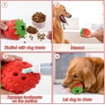thumbnail image 2 of Treat Dispensing Dog Toys, Natural Rubber Teeth Cleaning Dog Feeder Chew Toy for Large and Medium Dogs- Insert Food or Treats Inside, 2 of 5