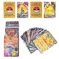 thumbnail image 2 of 27-110Pcs Cards Diamond Colorful English French German Spanish Vmax GX Card Pikachu Rare Collection Battle Christma Gift, 2 of 5