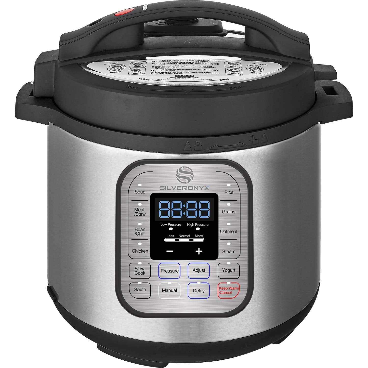 SilverOnyx SOPressureCookerGT6L 6 Qt. 10in1 MultiUse Electric