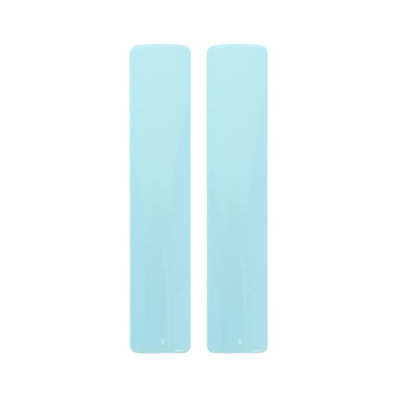Raindrops 2Pcs Paper Weight for Men Sky-Blue Plastic for Calligraphy and Office Decor
