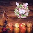 thumbnail image 4 of FYHALE Easter Bunny Butt Wreath for Front Door, Funny Bunny Bottom with Ears Spring Floral Wreath, Festive Easter Door Hanging Decoration for Wall Mantel Indoor Outdoor Decor, 4 of 6