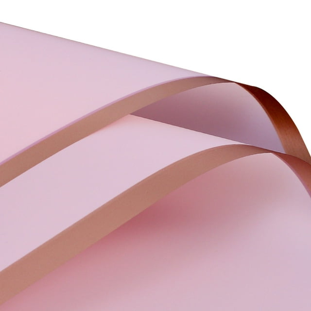 papel de regalo,20 hojas de envolturas florales impermeables 58*58cm, envolturas florales con borde dorado, embalaje de regalo DIY, Adepaton BST2000051-5