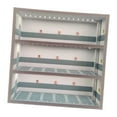 thumbnail image 4 of TISHITA 1/64 Model Car Display Case Parking Lot Scene Ornament Dustproof Storage Box Gray, 4 of 8