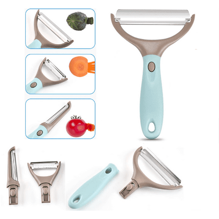 

Trio Peeler Set Vegetable Peeler Stainless Steel Cabbage Carrot & Potato Peelers – Multifunctional Veggie and Fruit Peeler Set of 3