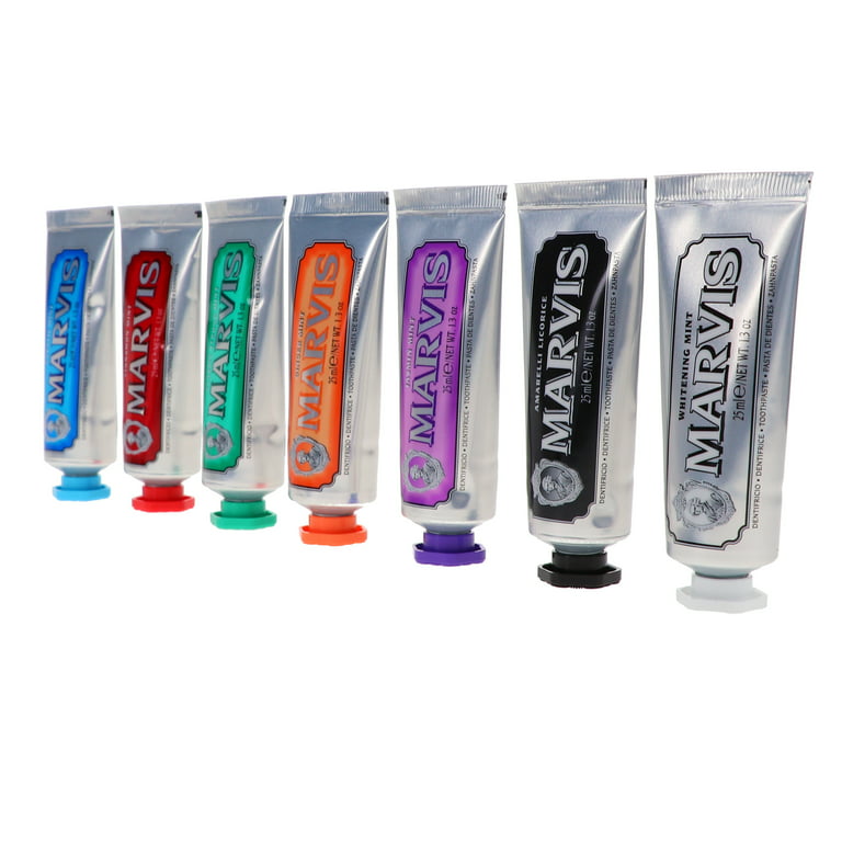 Marvis Toothpaste Flavor Collection Set, 7 count - Walmart.com