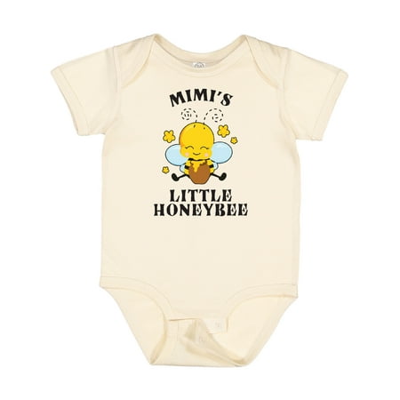 

Inktastic Cute Bee Mimi s Little Honeybee with Stars Gift Baby Boy or Baby Girl Bodysuit