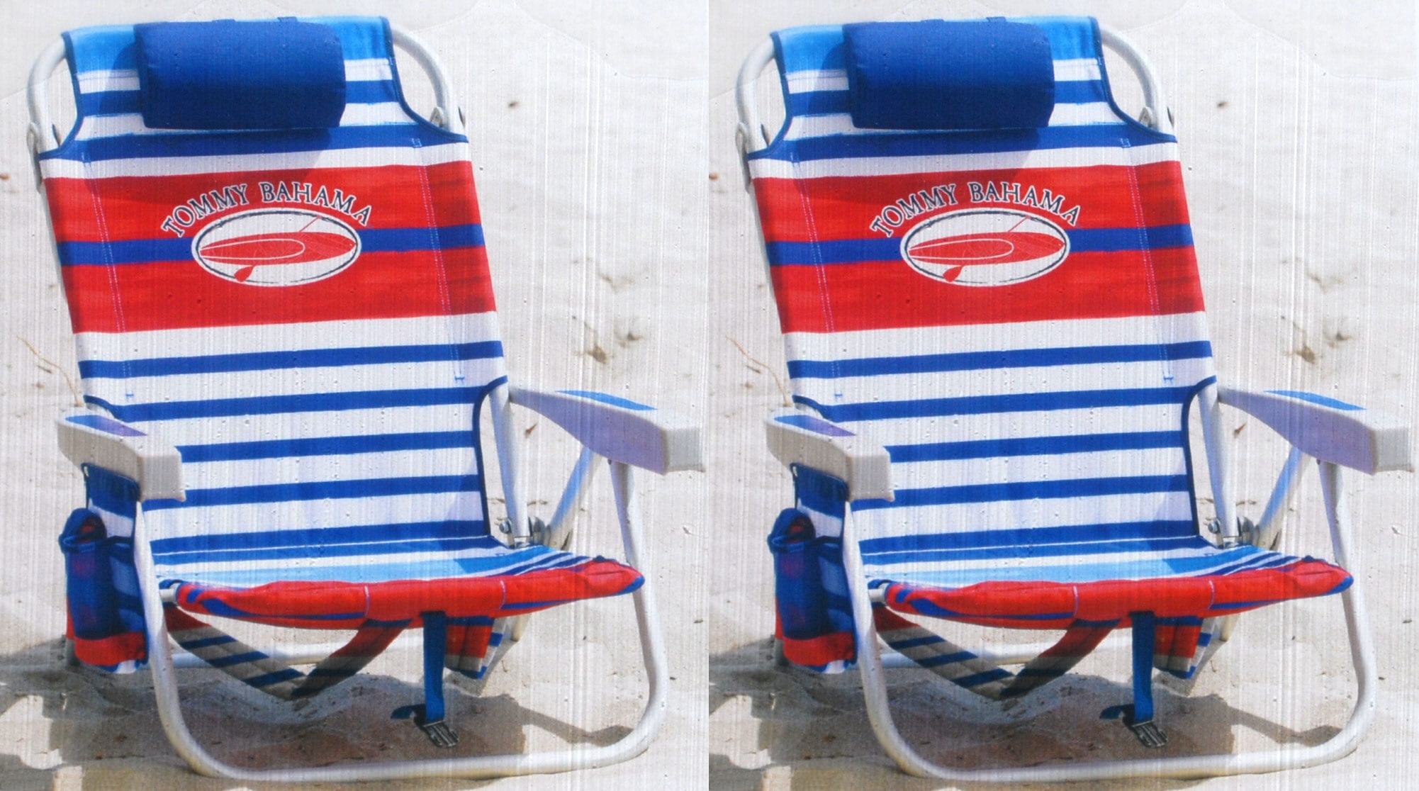 tommy bahama beach chair red white and blue