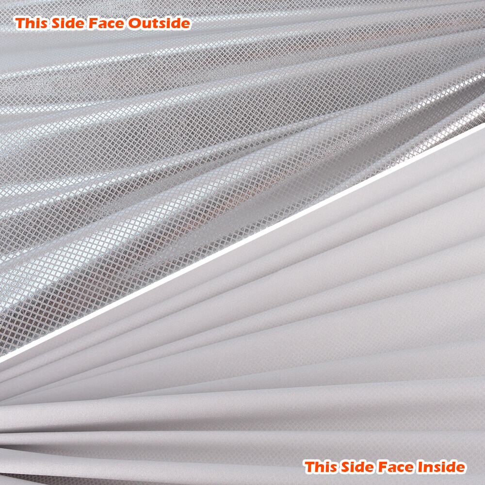 AYAMAYA Sunshade Roof for Tesla Model Y 2020-2024,Heat Insulation Block UV Rays Foldable Glass Roof Sun Shade,Sunroof Blocking Cover,Gray
