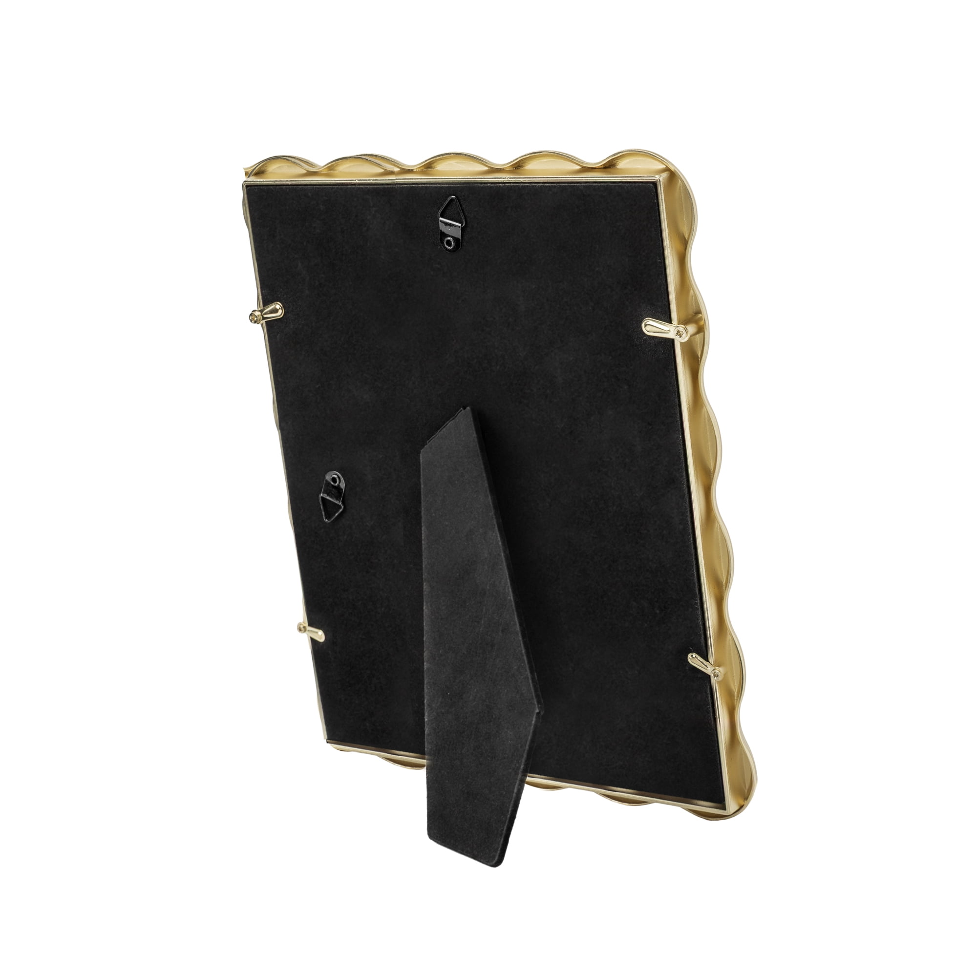 Mainstays 5x7 Picture Frame – Gold Wavy Tabletop Photo Frame