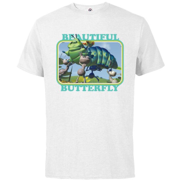 Disney Pixar A Bugs Life Heimlich Beautiful Butterfly T Shirt Short Sleeve Cotton T Shirt For 4482