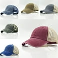 thumbnail image 4 of Breathable Mesh Baseball Cap For Men Korean Fashion Wash Cotton Cap Sunscreen Hat Beach, 4 of 6