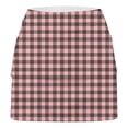 thumbnail image 4 of Kinrui Womens Plaid Skorts Casual Athlete Tennis Golf Workout Skort Pink 2XL, 4 of 5