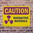 thumbnail image 5 of Radioactive Materials OSHA Caution Radiation Rigid Plastic Sign 24 Inch x 18 Inch - 10 Pack, 5 of 8