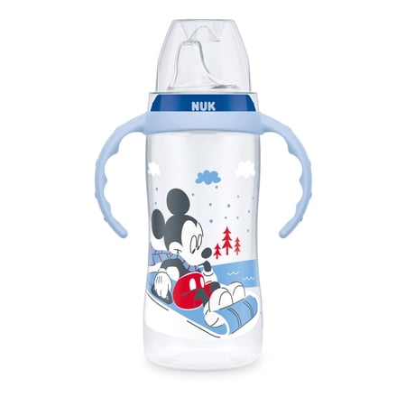 NUK Mickey Mouse Learner Cup, 10 oz Soft Spout Sippy Cup, 1 Pack, 8+ Months