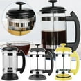 thumbnail image 3 of Cafetière à Piston en Acier Inoxydable et Verre, Théière, 3 of 8