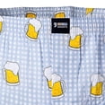 thumbnail image 3 of Happy Shorts Boxers de hombre tejidos - Estilo americano, algodón, estampados Cervezas M (Medium), 3 of 3