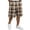 BE24_Yellow, variant on Resicozy Plaid Shorts Men Casual Classic Fit Elastic Waist Bermuda Short Straight Leg Loose Y2k Lounge Shorts with Pockets Earthy Yellow 4XL
