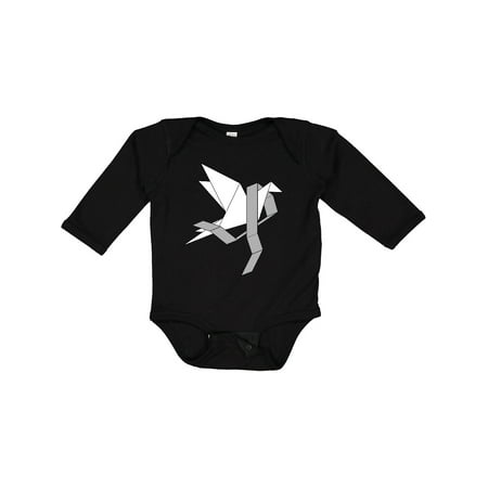 

Inktastic Origami Bird Brain Cancer Awareness Gift Baby Boy or Baby Girl Long Sleeve Bodysuit