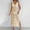 Beige, variant on TMOYZQ Crochet Swim Cover Up for Women Boho Crochet Hollow Out Sleeveless Split Thigh Beach Midi Tank Dress Bikini Cover Ups