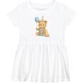 thumbnail image 3 of Inktastic First Birthday Cute Teddy Bear with Balloon Girls Baby Dress, 3 of 5