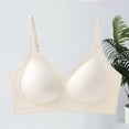 thumbnail image 3 of Daiosportswear Seamless Wireless Bra for Women Comfort Adjustable Strap Camisoles No Underwire Full Coverage Everyday Bras White XL(XL), 3 of 5