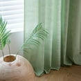thumbnail image 5 of Vireellx Boho Curtains 96 Inch Length 2 Panels Leaf Semi Sheer Drapes Tassel Rod Pocket Bohemian Bedroom Window Curtain Panels for Living Room Farmhouse Geometric Striped Window Treatment, 5 of 7