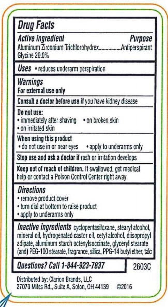 Certain Dri Everyday Strength Clinical Unisex Deodorant Solid, Morning Fresh, 2.6 oz , 3 Pack