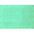 thumbnail image 1 of Ahgly Company Indoor Rectangle Abstract Turquoise Blue Modern Area Rugs, 8' x 12', 1 of 4