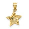 thumbnail image 3 of 14K Yellow Gold Charm Pendant Polished Small Star, 3 of 4
